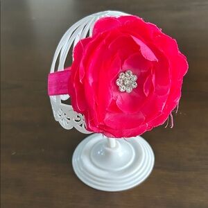 3/$20 Pink Floral Kids Headband